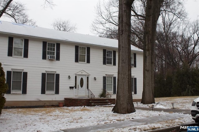 view of colonial inspired home