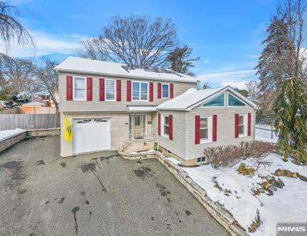 view of property featuring a garage