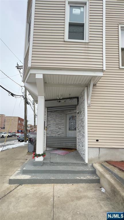 exterior space with covered porch