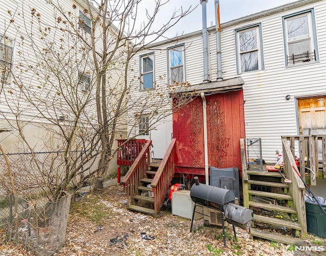 view of back of property