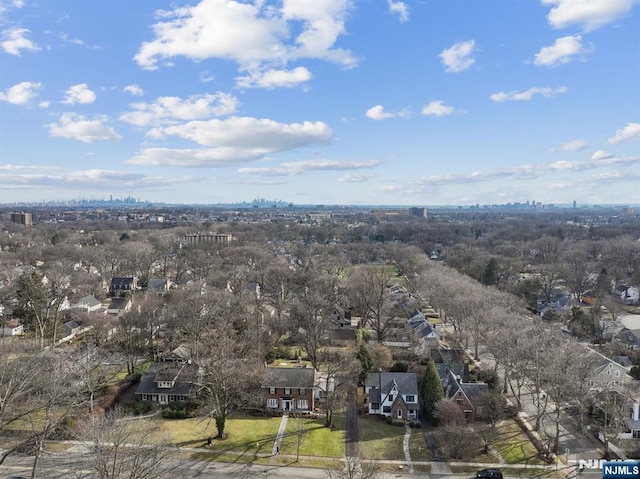 drone / aerial view featuring a residential view