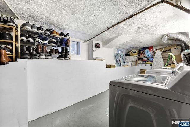 view of laundry room