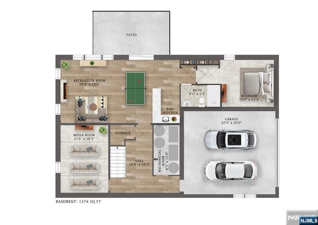 view of layout