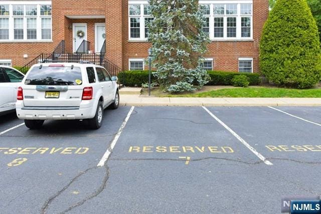 view of uncovered parking lot