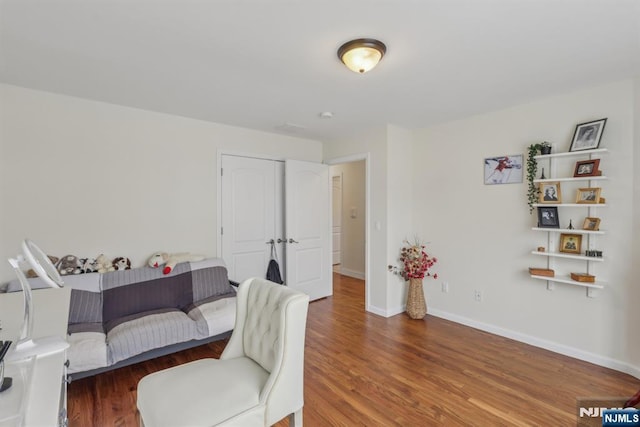 interior space featuring hardwood / wood-style flooring