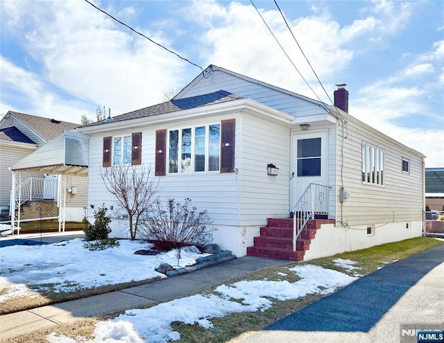 view of bungalow-style house