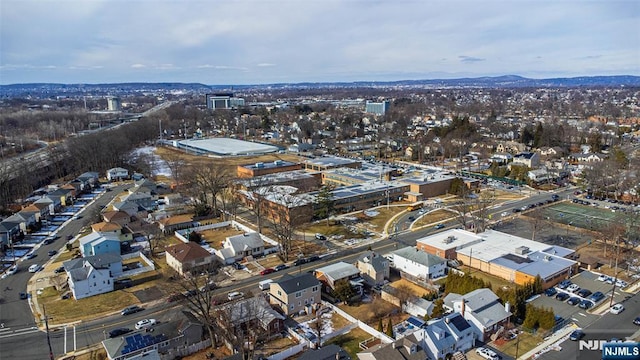 aerial view featuring a residential view