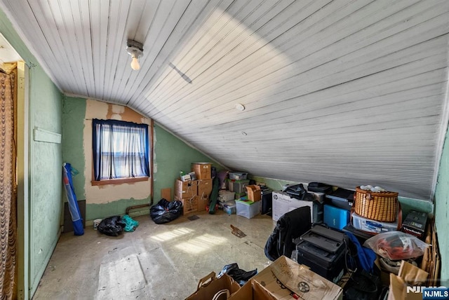 bonus room with lofted ceiling