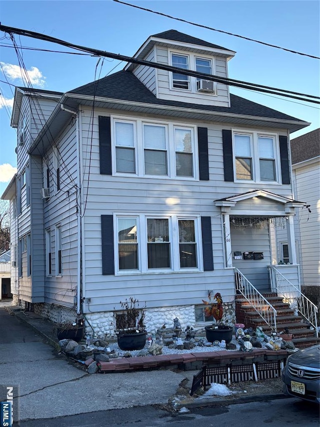 view of traditional style home