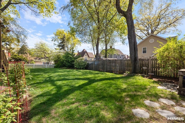29 Raymond Ave, Rutherford, NJ 07070 - view of yard with a fenced backyard