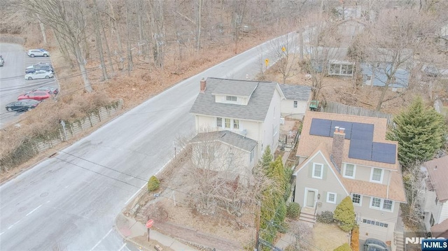 birds eye view of property featuring a residential view