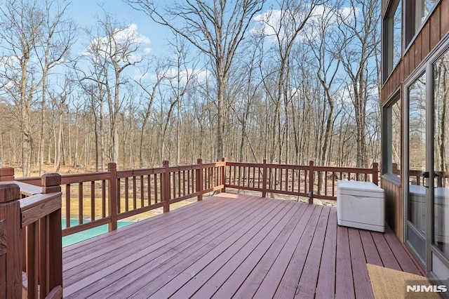 view of deck