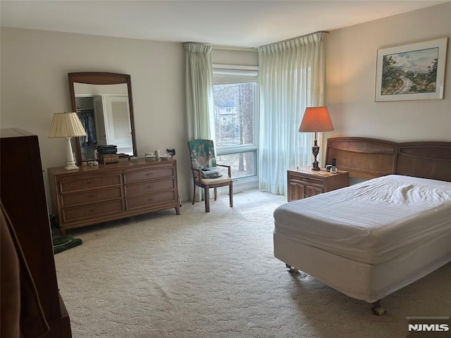 bedroom featuring carpet floors