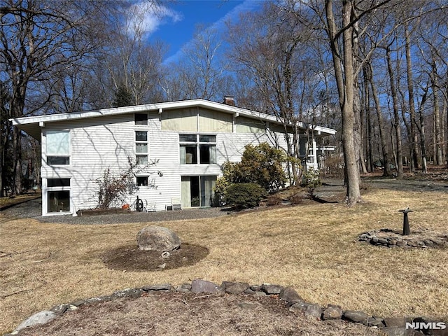 view of back of property