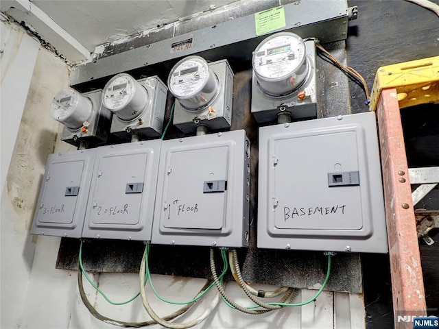 5 Elm St, Newark, NJ 07102 - utility room featuring electric panel and electric meter