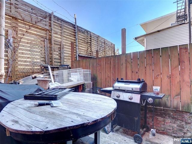 5 Elm St, Newark, NJ 07102 - view of patio featuring a grill