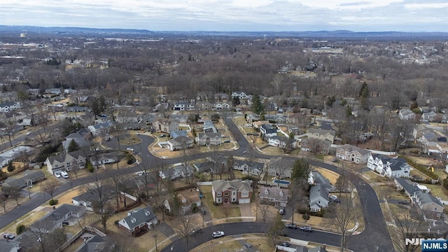 drone / aerial view featuring a residential view