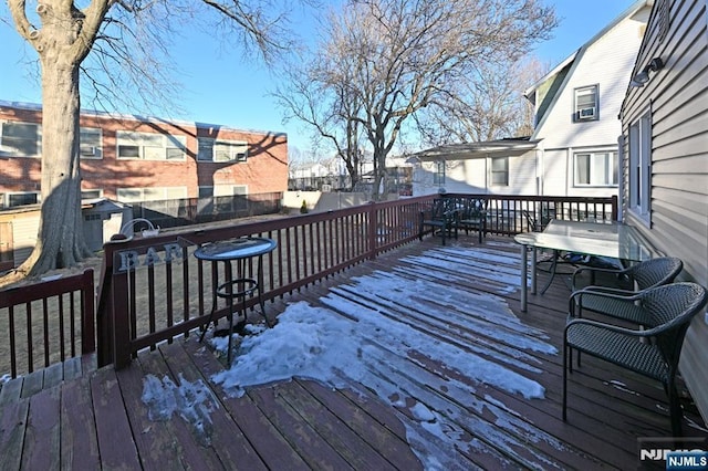 view of deck