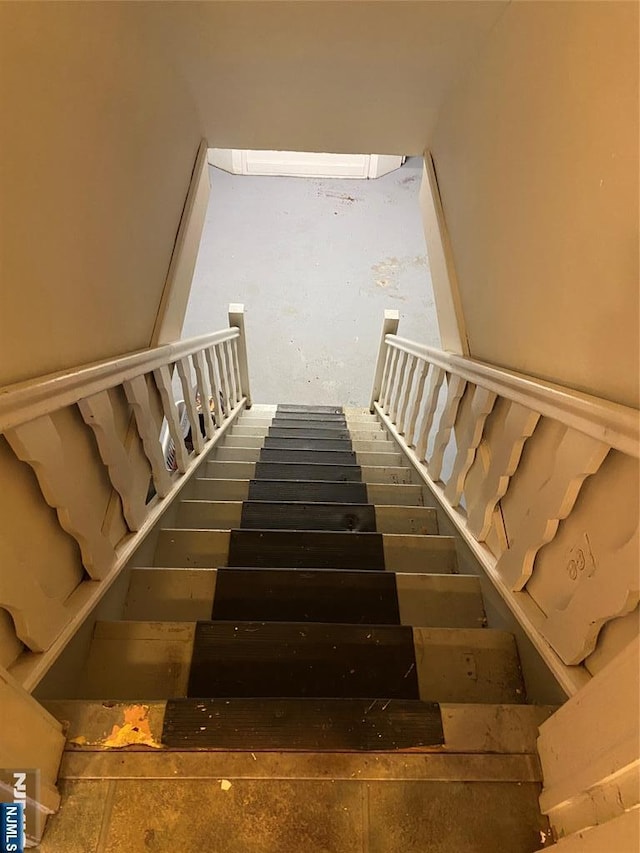 view of stairs