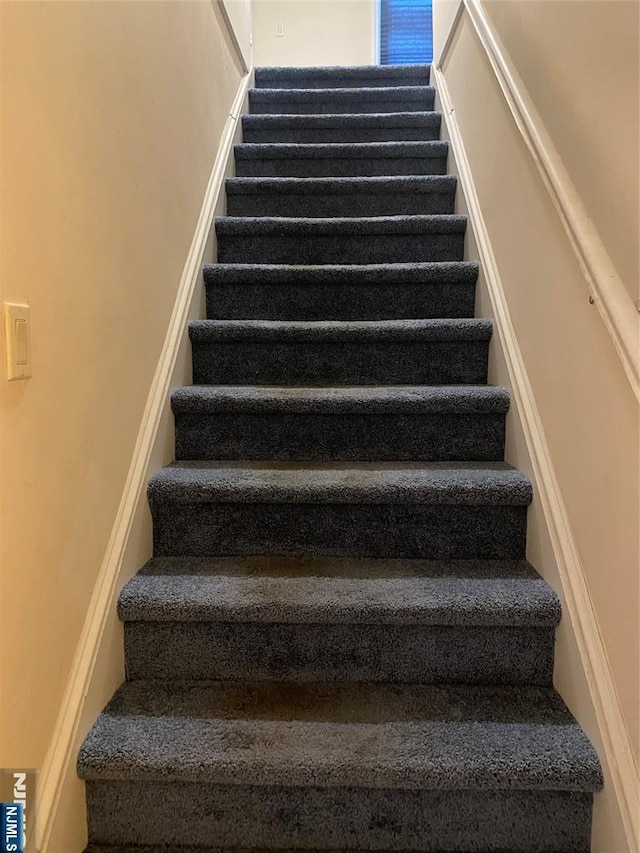 view of staircase