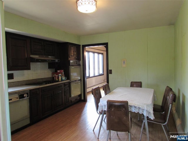 dining room featuring light wood-style floors