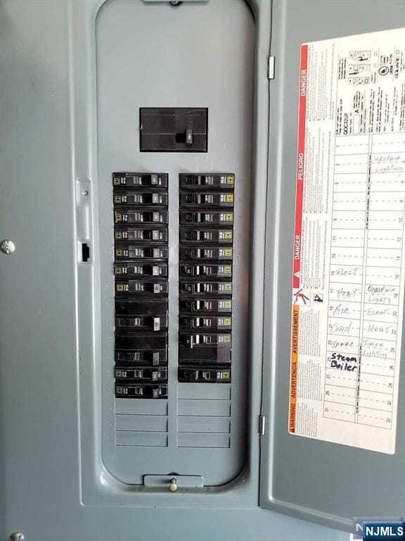 utility room featuring electric panel