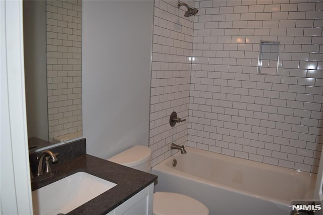 198 Wallace St, Orange, NJ 07050 - full bathroom with vanity, toilet, and shower / washtub combination