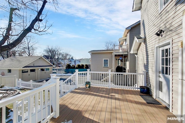 view of deck