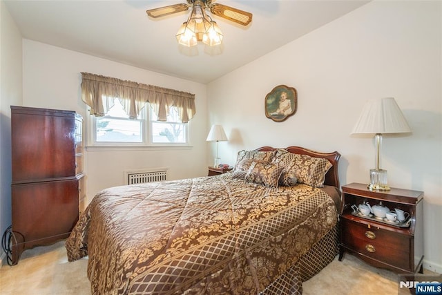 bedroom featuring visible vents and carpet flooring