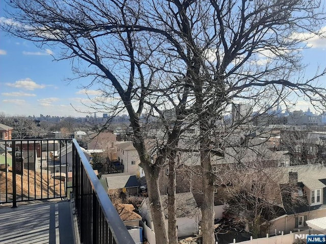 balcony featuring a residential view