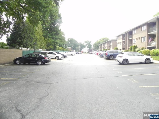 view of uncovered parking lot