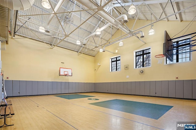 view of sport court featuring community basketball court