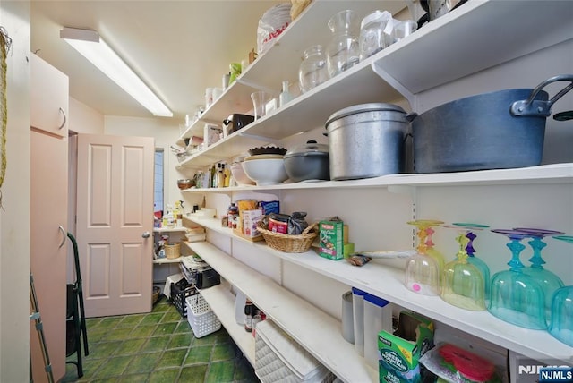 view of pantry