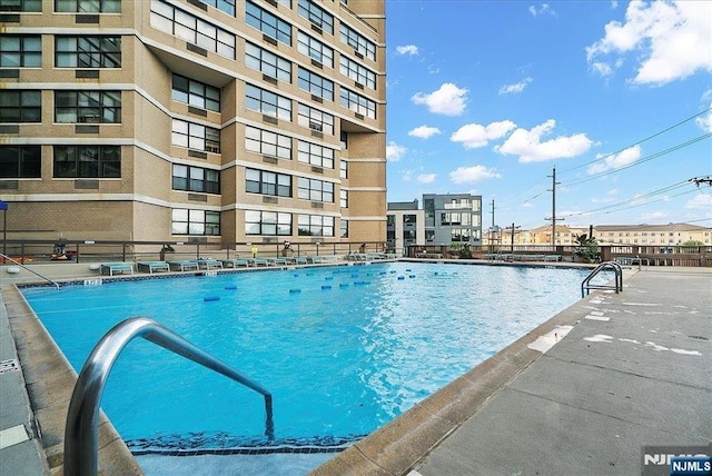 view of pool