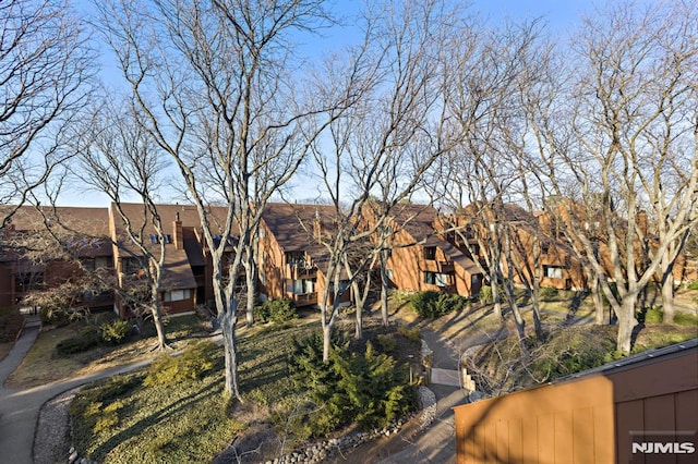 exterior space featuring a residential view