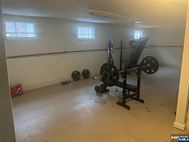 view of exercise room