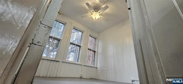 35 James St, Newark, NJ 07102 - unfurnished room featuring a ceiling fan and a wealth of natural light