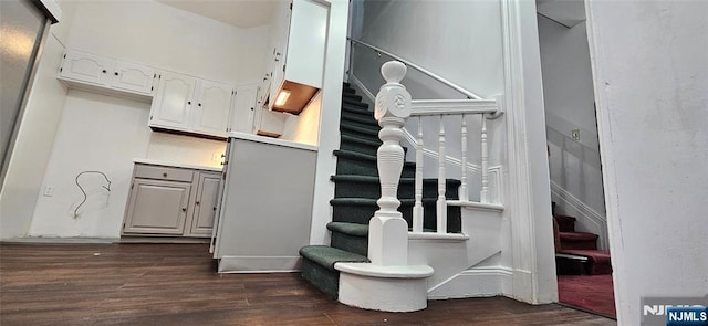 35 James St, Newark, NJ 07102 - staircase with wood finished floors
