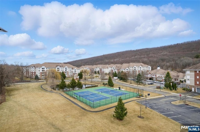 birds eye view of property featuring a residential view