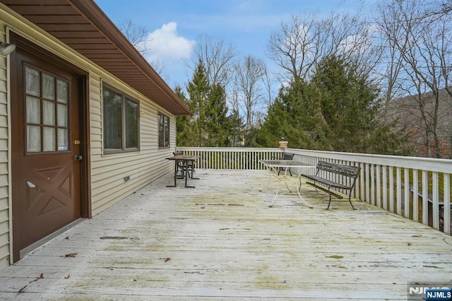 view of deck