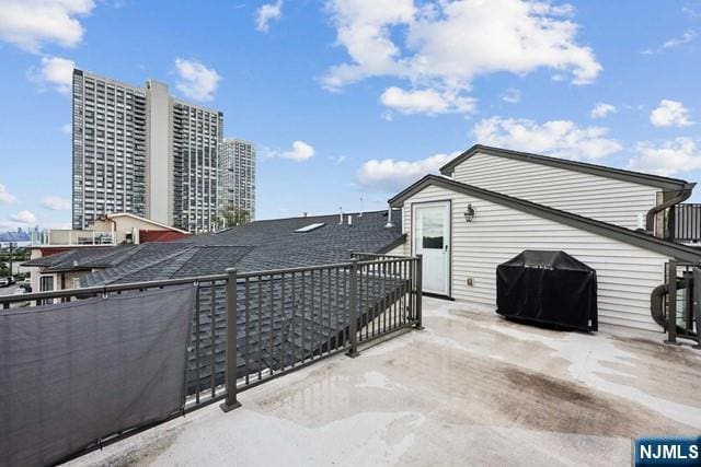 view of patio / terrace with area for grilling