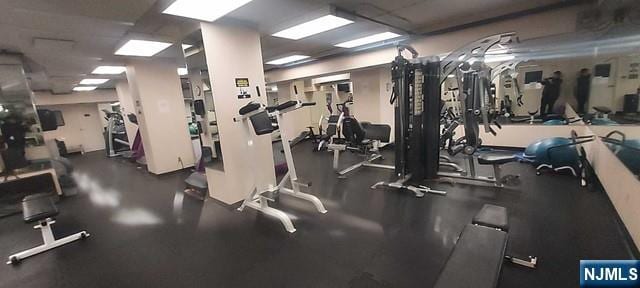 view of exercise room