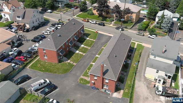 aerial view featuring a residential view