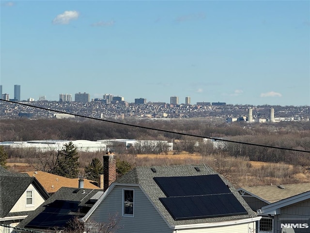 exterior space featuring a view of city