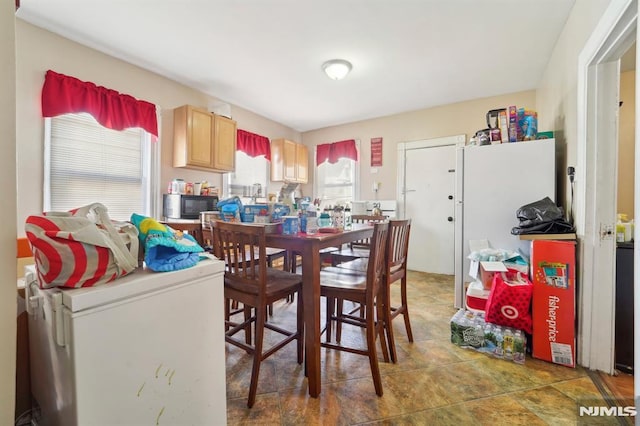 view of dining space