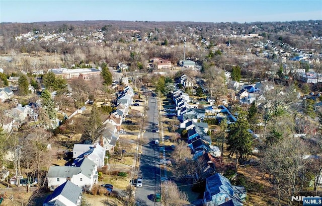 birds eye view of property featuring a residential view