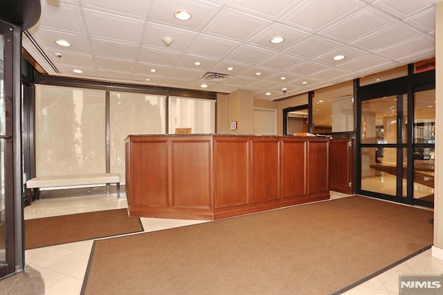 reception area featuring visible vents