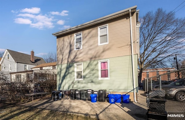 view of rear view of property