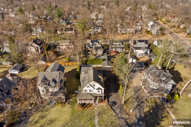 birds eye view of property featuring a residential view