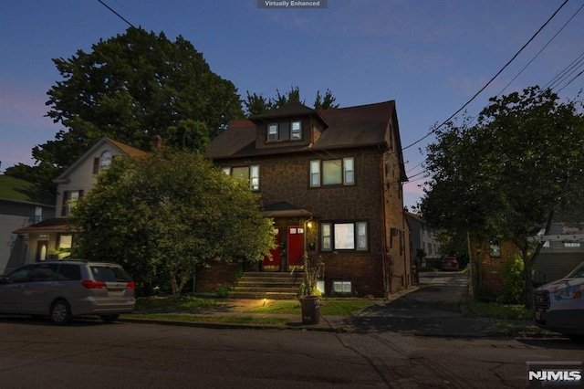 view of traditional style home